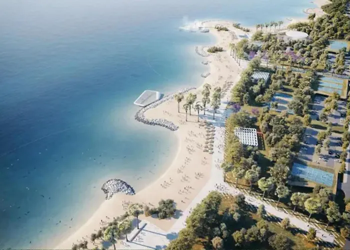 شقة Znjan Beachfront Luxury Beautiful New With Garden Jacuzzi And Sauna *